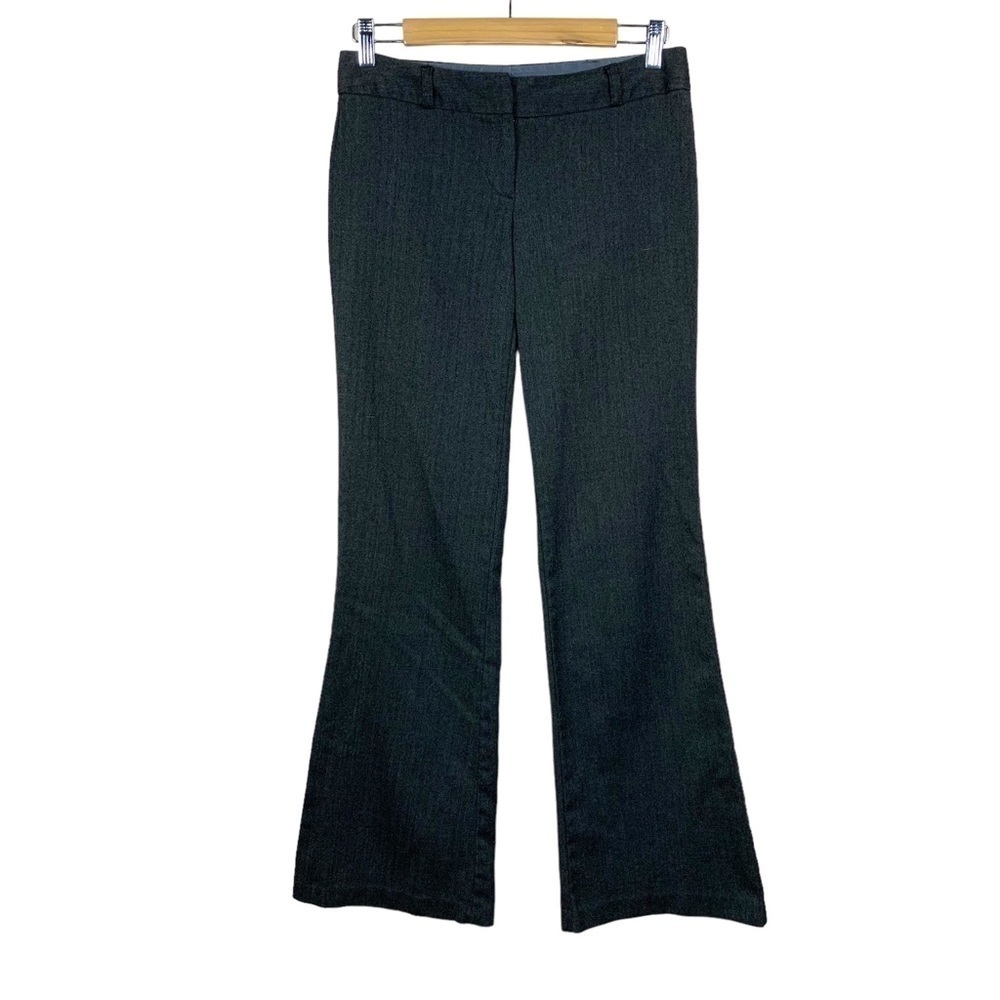 Grey Dress Pants Y2k Vintage Bootcut Flare Size Small Cotton Blend
